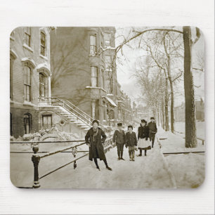 ALFOMBRILLA DE RATÓN PARQUE DEL NORTE DE LINCOLN CHICAGO W. DE MENOMINE