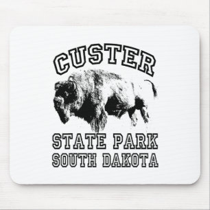Alfombrilla De Ratón Parque Estatal Custer Dakota del Sur Búfalo Natura