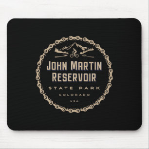 Alfombrilla De Ratón Parque Estatal Embalse John Martin Bicicleta de Mo