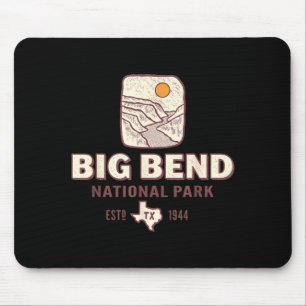 Alfombrilla De Ratón Parque nacional Big Bend Texas viaje retro
