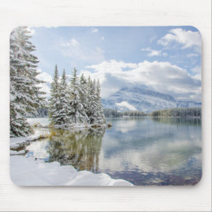 Alfombrilla De Ratón Parque nacional de Banff en invierno