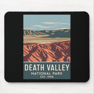 Alfombrilla De Ratón Parque Nacional Death Valley Camping Vintage Sende