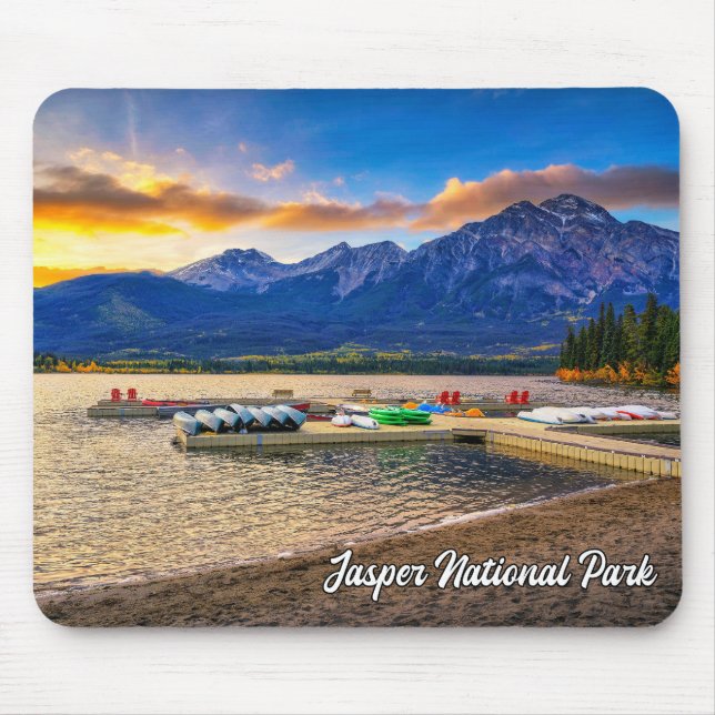 Alfombrilla De Ratón Parque Nacional Jasper, Alberta, Canadá (Frente)