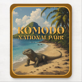 Alfombrilla De Ratón Parque nacional Komodo Indonesia