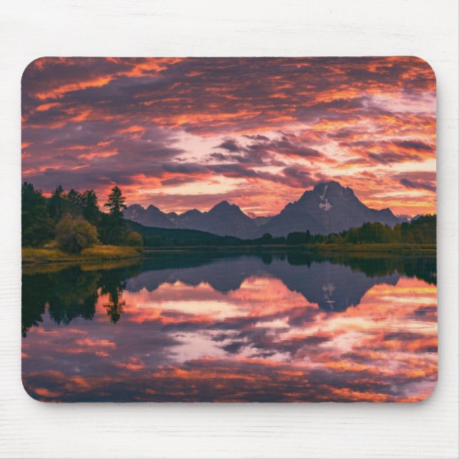 Alfombrilla De Ratón Parque nacional magnífico de Teton, Wyoming (Frente)