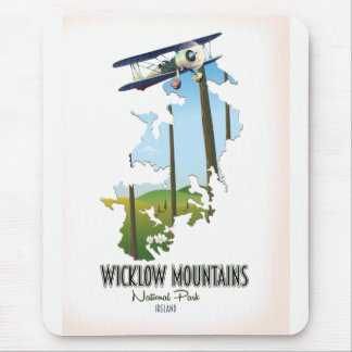 Alfombrilla De Ratón parque nacional montañas de wicklow irlanda mapa