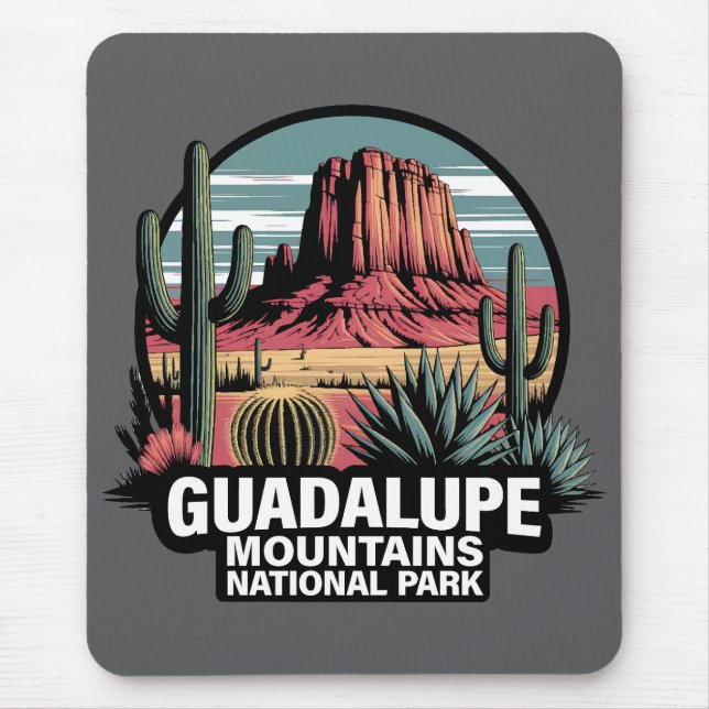 Alfombrilla De Ratón Parque Nacional Montañas Guadalupe Texas (Frente)