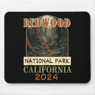 Alfombrilla De Ratón Parque Nacional Redwood California Senderismo Ca A