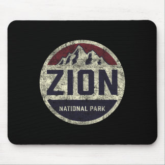 Alfombrilla De Ratón Parque Nacional Retro Zion Utah Montaña Mujeres Ho