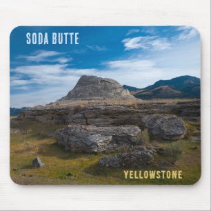 Alfombrilla De Ratón Parque nacional Soda Butte Cone Yellowstone