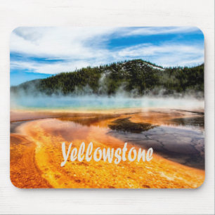 Alfombrilla De Ratón Parque Nacional Yellowstone Montañas Naturales An