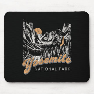 Alfombrilla De Ratón Parque Nacional Yosemite Retro Mujeres Vintage