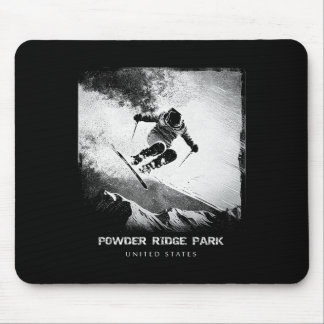 Alfombrilla De Ratón Parque Powder Ridge Estados Unidos Esquí Esquíando