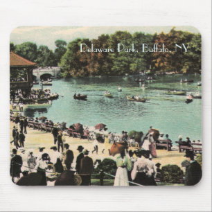 Alfombrilla De Ratón Parque Vintage Delaware Mousepad