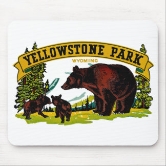 Alfombrilla De Ratón Parque Yellowstone