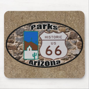 Alfombrilla De Ratón Parques históricos Arizona de la ruta 66 de los