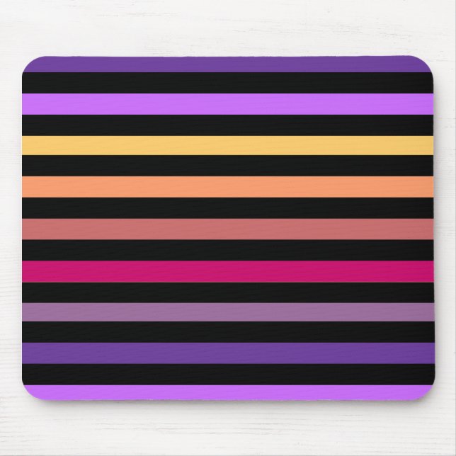 Alfombrilla De Ratón Parquet Stripes Mousepad (Frente)
