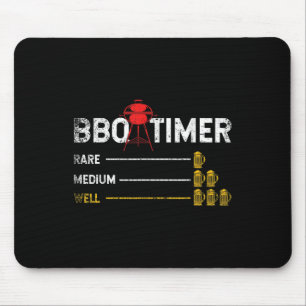 Alfombrilla De Ratón Parrillada de filete Gracioso Bbq Cerveza de Chef 