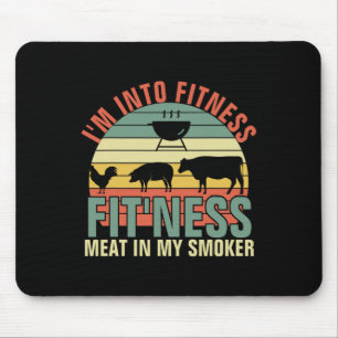 Alfombrilla De Ratón Parrillada Divertida Estoy En Forma Fitness Carne 