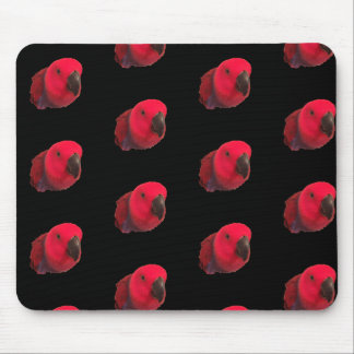 Alfombrilla De Ratón PARROS ROJOS MOUSEPAD negro