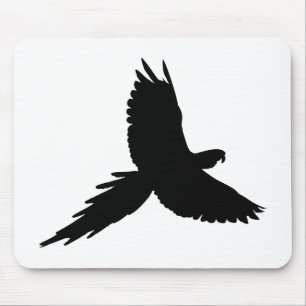 Alfombrilla De Ratón Parrot Silhouette