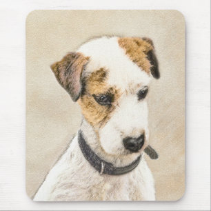 Alfombrilla De Ratón Parson Jack Russell Terrier Painting - Dog Art