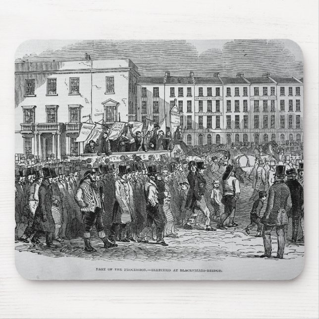 Alfombrilla De Ratón Parte de la procesión del Chartist (Frente)