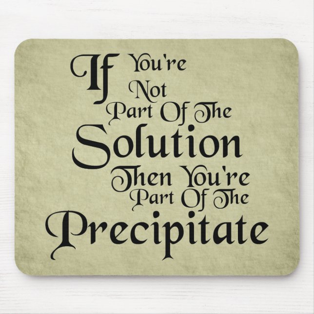 Alfombrilla De Ratón Parte del precipitado Mousepad (Frente)