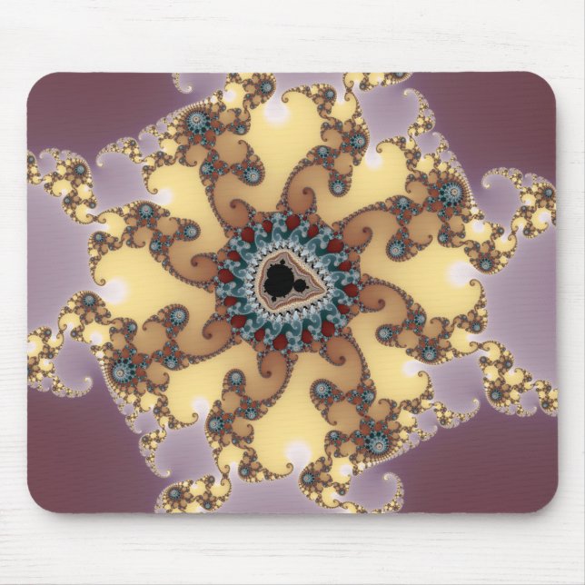 Alfombrilla De Ratón Partícula atómica - Mousepad fractal (Frente)