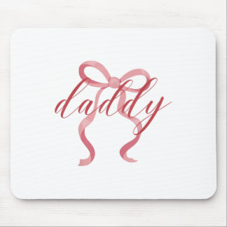 Alfombrilla De Ratón Partida de cumpleaños de Daddy Coquette Bow