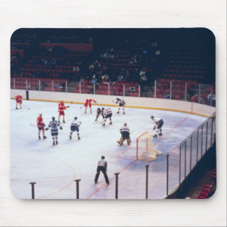 Alfombrilla De Ratón Partido de hockey sobre hielo vintage