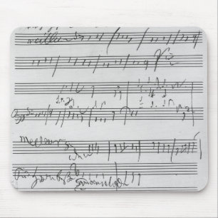 Alfombrilla De Ratón Partitura musical manuscrita