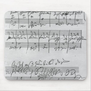 Alfombrilla De Ratón Partitura musical manuscrita