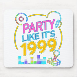 Alfombrilla De Ratón Party Like It’s 1999®™ – Neon Soundtrack