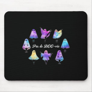 Alfombrilla De Ratón Pas De Boo-rée Funny Ballet Fantasma Baila Hallowe