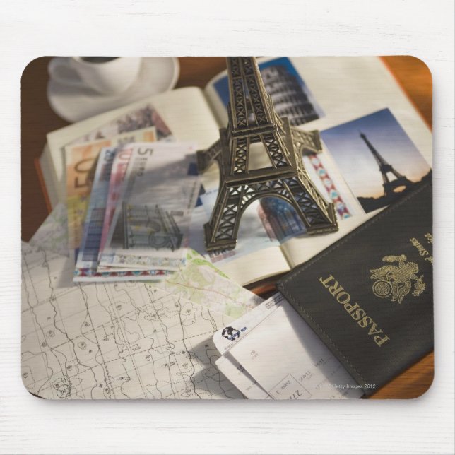 Alfombrilla De Ratón Pasaporte y memorabilia (Frente)