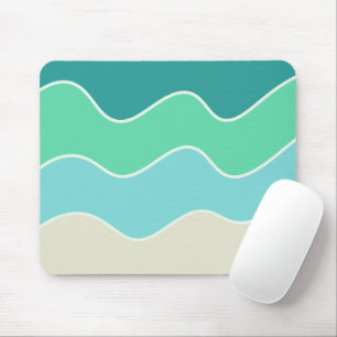 Alfombrilla De Ratón Pasar por el teclado del ratón de las olas