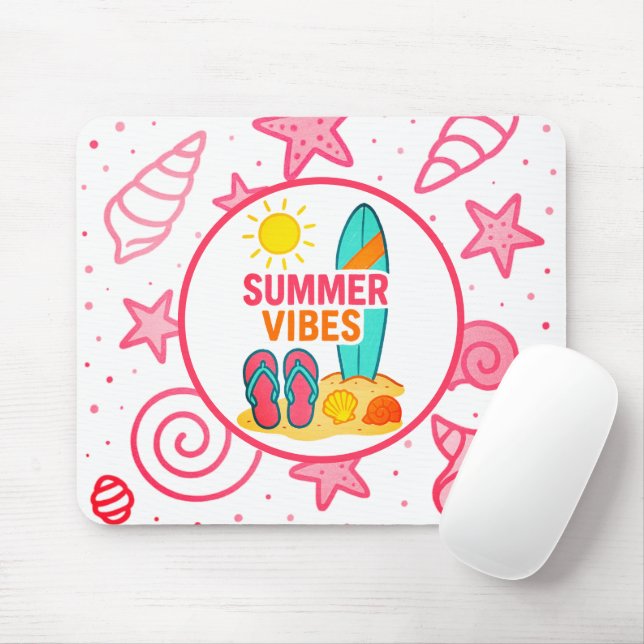 Alfombrilla De Ratón Pasarán los días de playa (Con ratón)