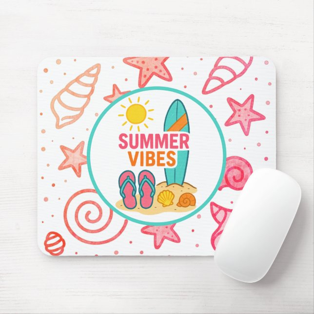 Alfombrilla De Ratón Pasarán los días de playa (Con ratón)