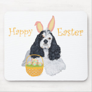 Alfombrilla De Ratón Pascua española de Cocker norteamericano