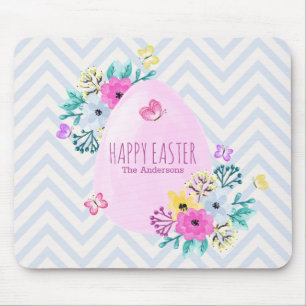 Alfombrilla De Ratón Pascua feliz personalizada elegante el Mousepad