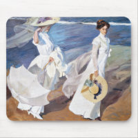 Paseando por la orilla del mar de Joaquin Sorolla