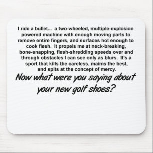 Alfombrilla De Ratón Paseo A Bullet - Motocross Motocross Mousepad de b