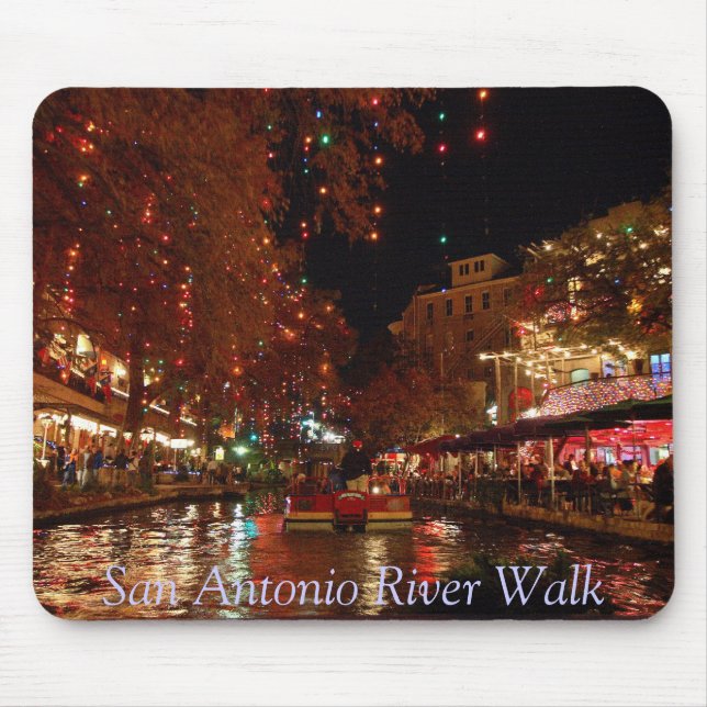 Alfombrilla De Ratón Paseo del río de San Antonio (Frente)