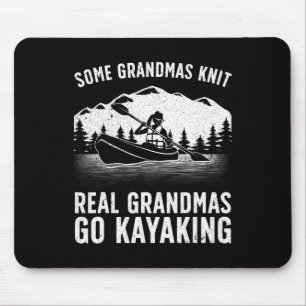 Alfombrilla De Ratón Paseo en kayak genial para abuela mamá kayakista e