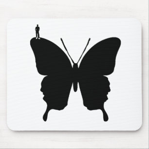 Alfombrilla De Ratón Paseo Mousepad de la mariposa