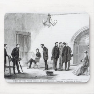 Alfombrilla De Ratón Pasillo de la Casa Blanca en Washington