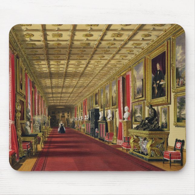 Alfombrilla De Ratón Pasillo del sur, castillo de Windsor, 1838 (Frente)