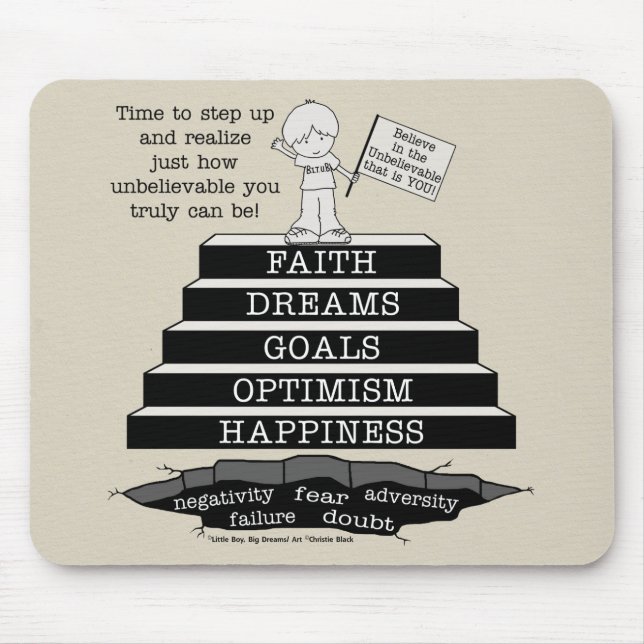 Alfombrilla De Ratón Paso adelante (Frente)