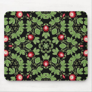 Alfombrilla De Ratón Passionflower rojo Mousepad de Deco